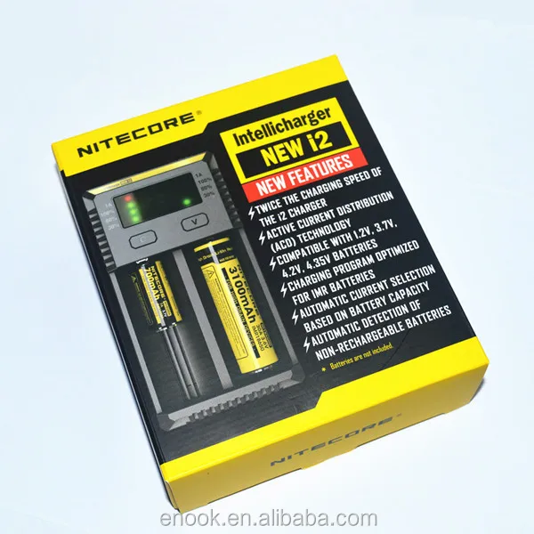 Hot selling!!! Nitecore i2 charger for Ni-Mh/Ni-Cd/aa aaa battery