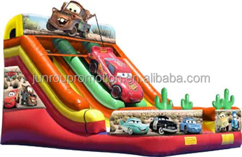 Fast delivery giant inflatable car type slide, inflatable slides in stock SL-33