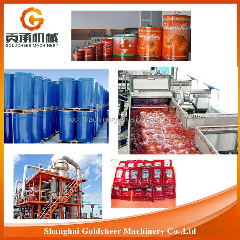 Promotional prices of tomato paste processing production line