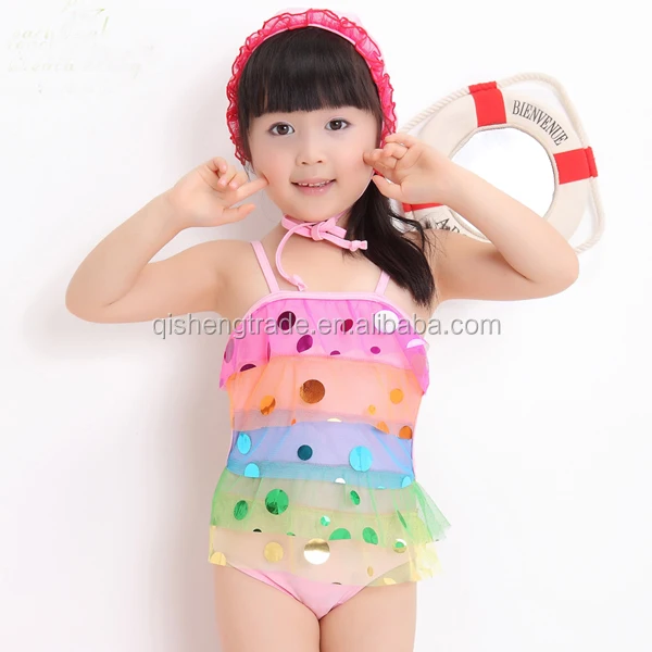 new summer baby princess girls swimwear cute kids lace swimsuit children bikini