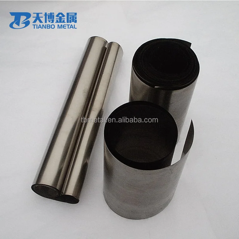 
99.95% manufacturers Pure tungsten foil for electric vacuum components hot sale in stock manufacturer baoji tianbo 