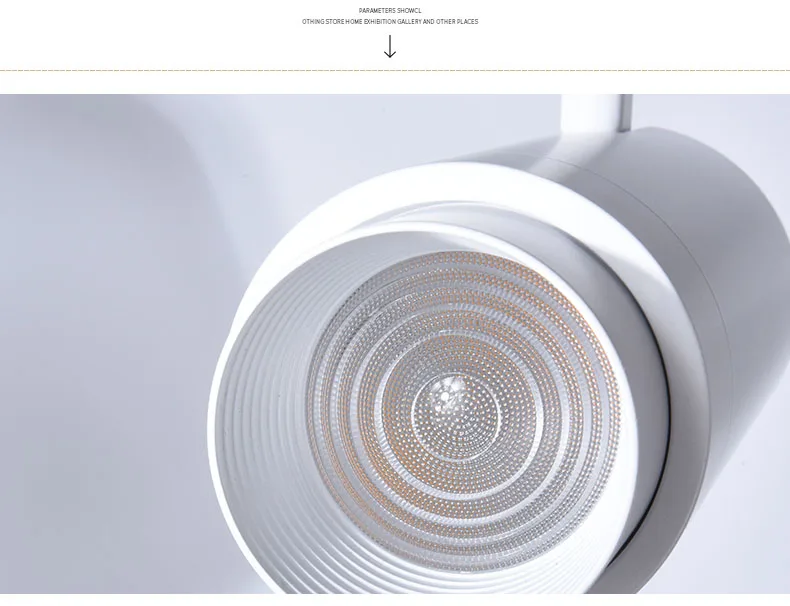 Высокий cri 10-60 градусов музейная художественная галерея масштабируемый светодиодный Трековый светильник фокус 30