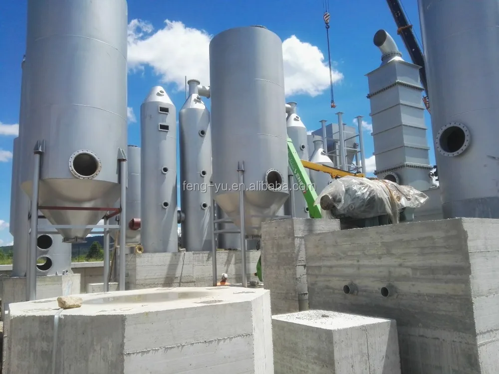 Fengyu 5MW wood chip waste biomass power plant under installation in Crotia