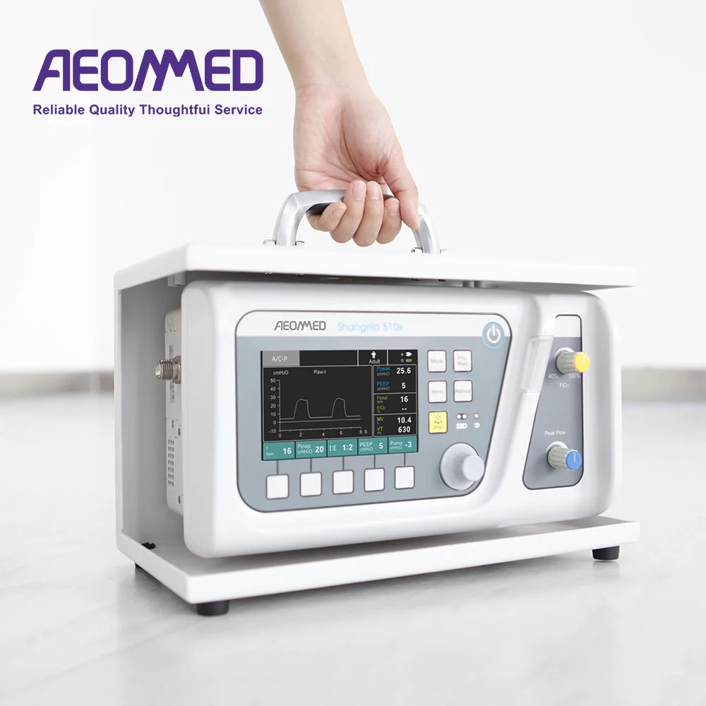 CE certificate beijing aeonmed medical emergency portable ventilator for inner hospital transport and ambulance