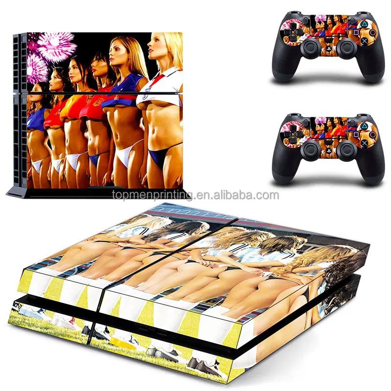 
Football Cheerring Girls on Vinyl Decal Skin Sticker for PS4 Controller 