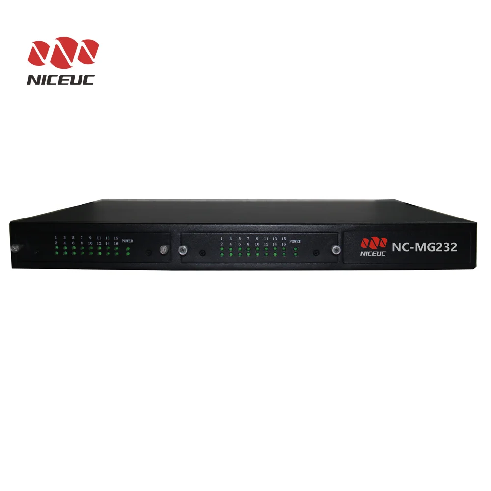 PSTN, аналоговый 32 порта, FXS, VoIP-шлюз NC-MG232