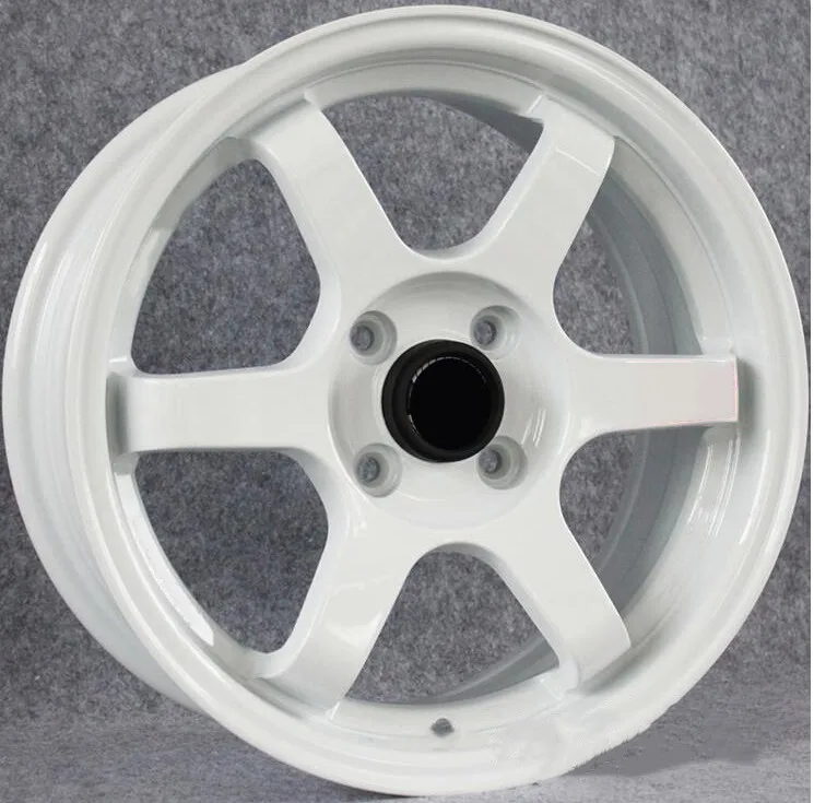 15 16 17 18 inch six spoke colorful Aftermarket car alloy wheels /wheel rim