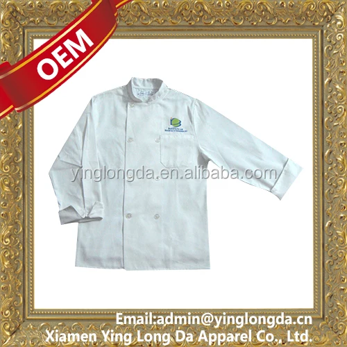 
High Quality OEM Orange Restaurant And Hotel Uniform Chef Jacket 