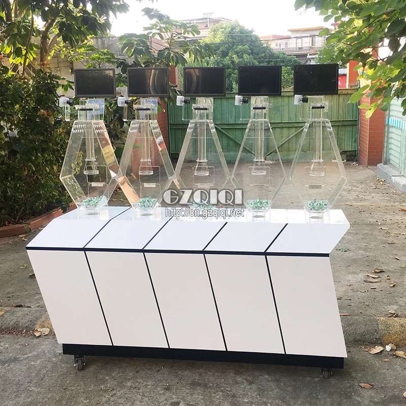 Customized rhombus multi-cylinder lottery machine