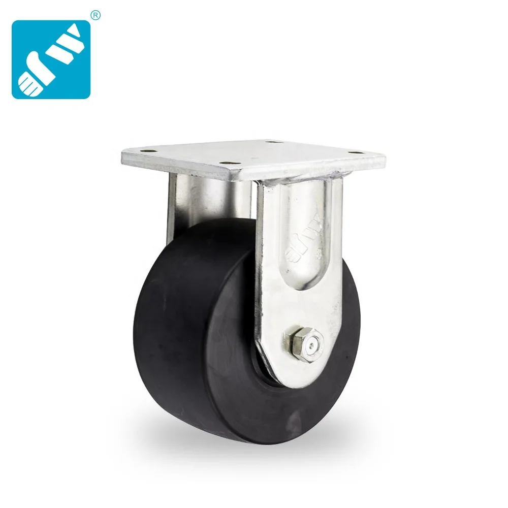 6,8,10,12,14 inch extra heavy duty steel industrial caster wheel wholesale