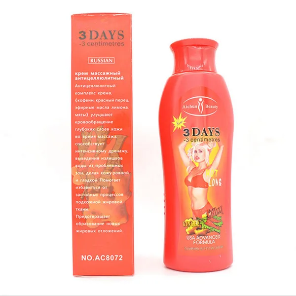 Aichun beauty 3 Days slimming cream chili and ginger weight loss burning fat cream