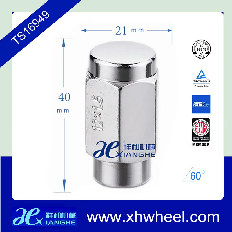 high quality alloy wheel acorn lug nut m12x1.5 for sale
