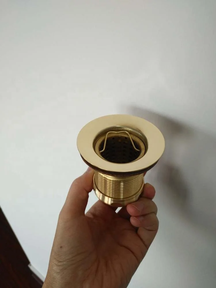 
Kitchen Sink Drain Assembly and Basket Strainer - Fits Junior duo 2-1/2