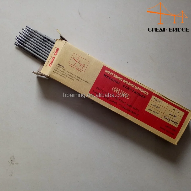 Welding Electrode Rods E6013/GB E4313/J421/J422 Mild Steel Coated Type Rutile Coated Customized for Selling
