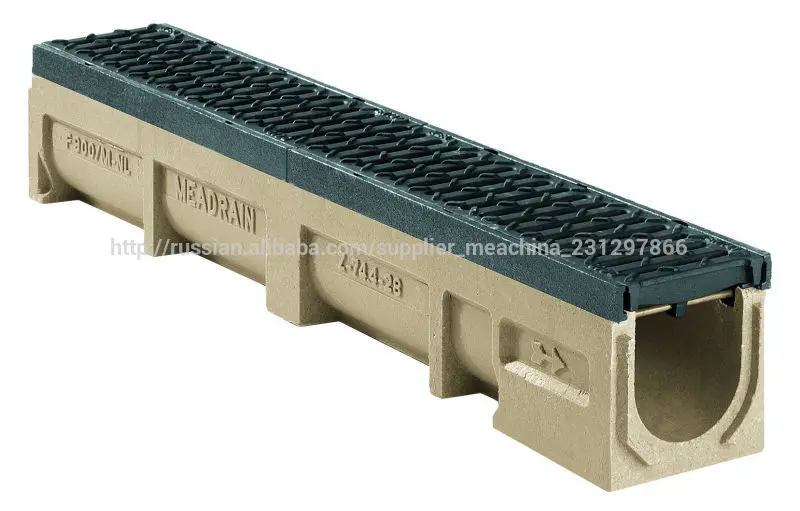 мэс полимербетона дренажного канала, траншеи стока канала