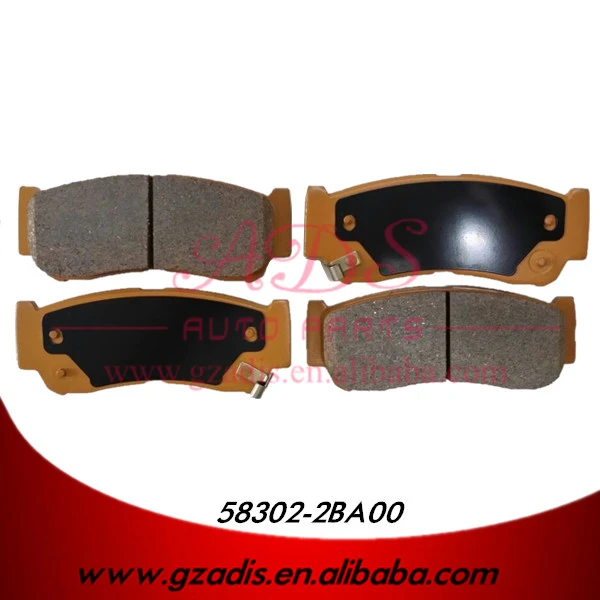 для hyundai санта фе 07 цвет корея тормозных колодок oem: 58302- 2ba00