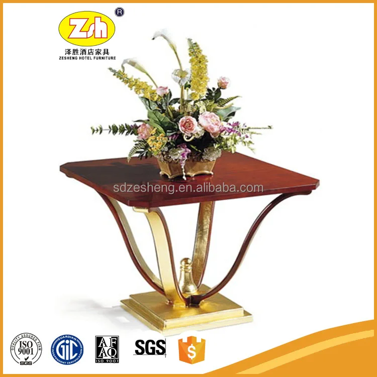New Foshan wood table hotel flower stand ZH-LP004