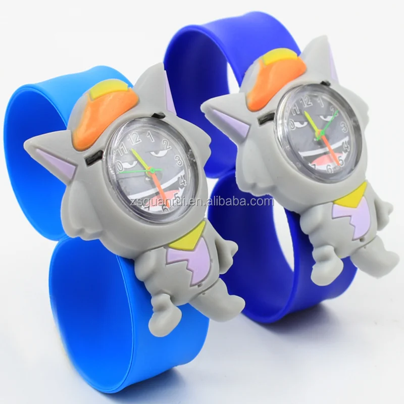 Wholesale Cheap 2017 China Factory New Fashion OEM Digital Smart Silicone Slap Wrist Watch For Kids With Your Own Design