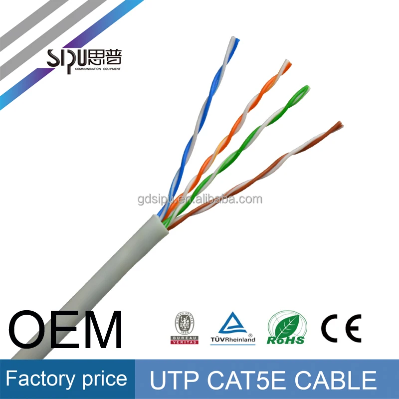 SIPU Профессиональный высокоскоростной кабель utp cat5e сети оптовая utp cat5 кабель локальной сети best cat 5 сетевой кабель