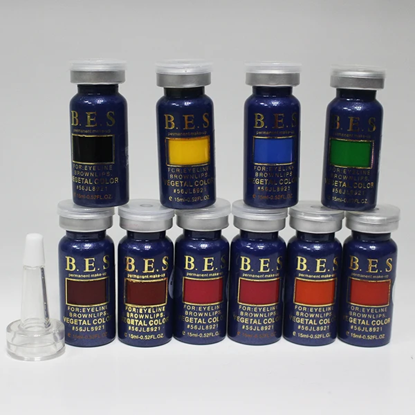 Jilong BES Tattoo Ink Pigment Permanent Make up Tattoo Ink for Eyebrow Lips