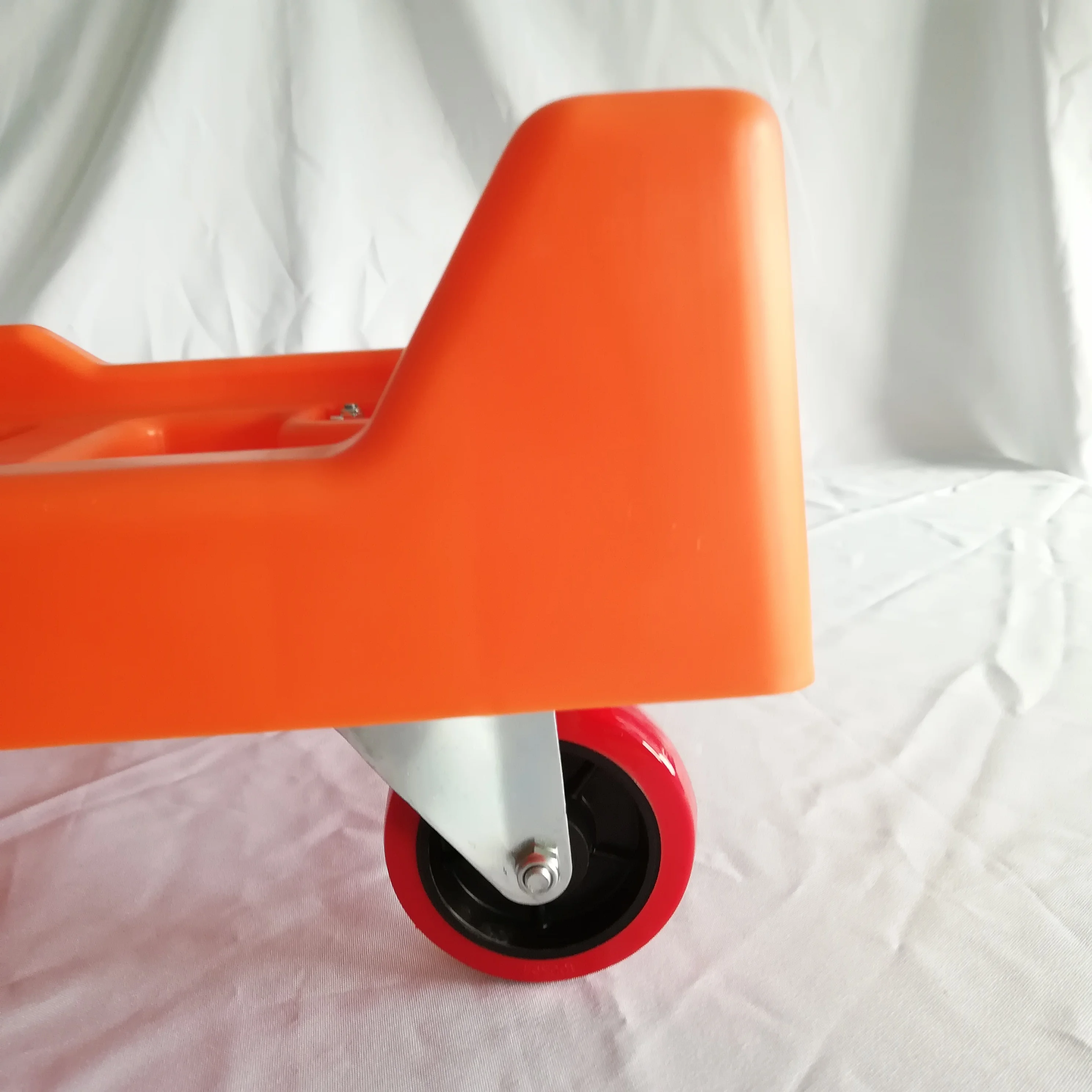 
175kg heavy duty plastic moving hand truck with 4 wheels 