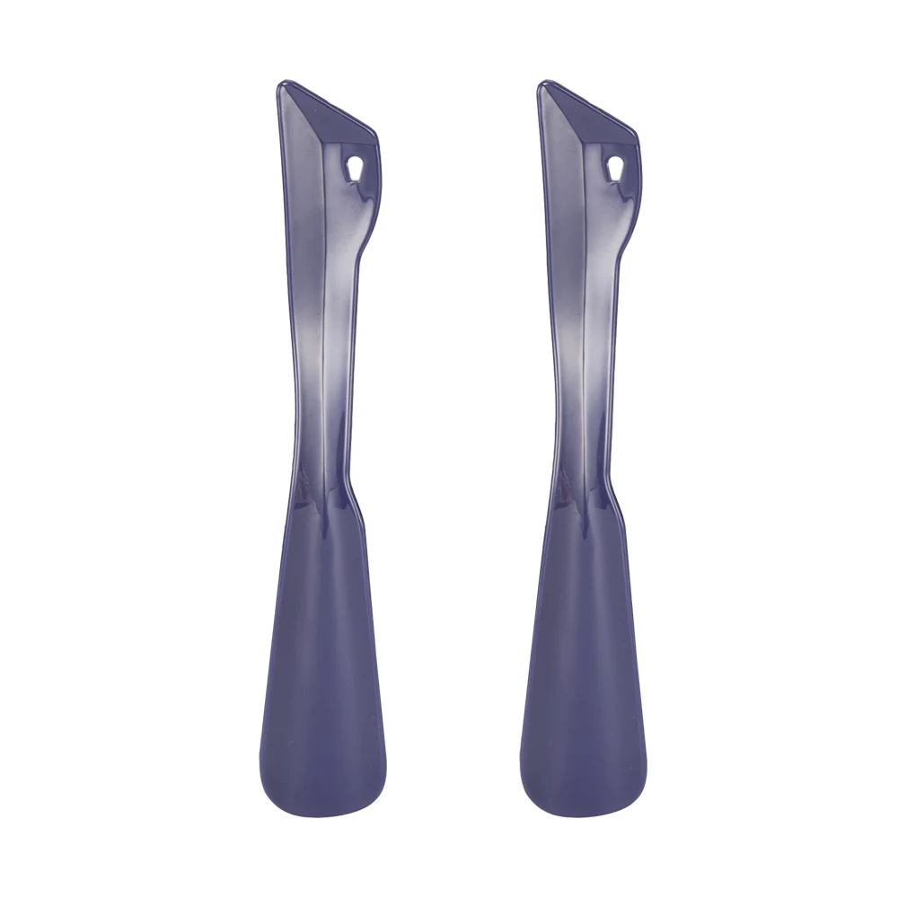 New Product Custom Colorful Black PP Plastic Mini Small Short Promotion High Quality 24cm Length OEM Plastic Shoe Horn XB-S12