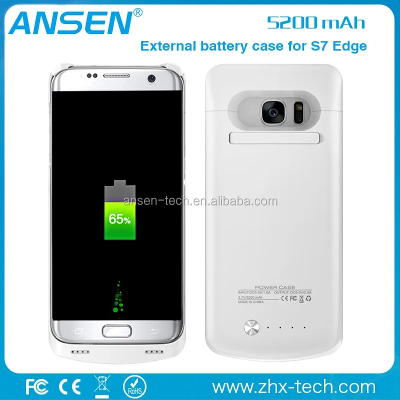 New Fashion 2016 Products Wireless Charging Power Bank Case Portable Charger for Samsung S7 Edge