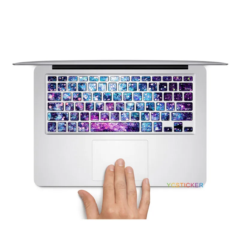 Али экспресс китай оптовая без остатка клей цвет клавиатуры наклейку кожи для macbook pro 13 retina