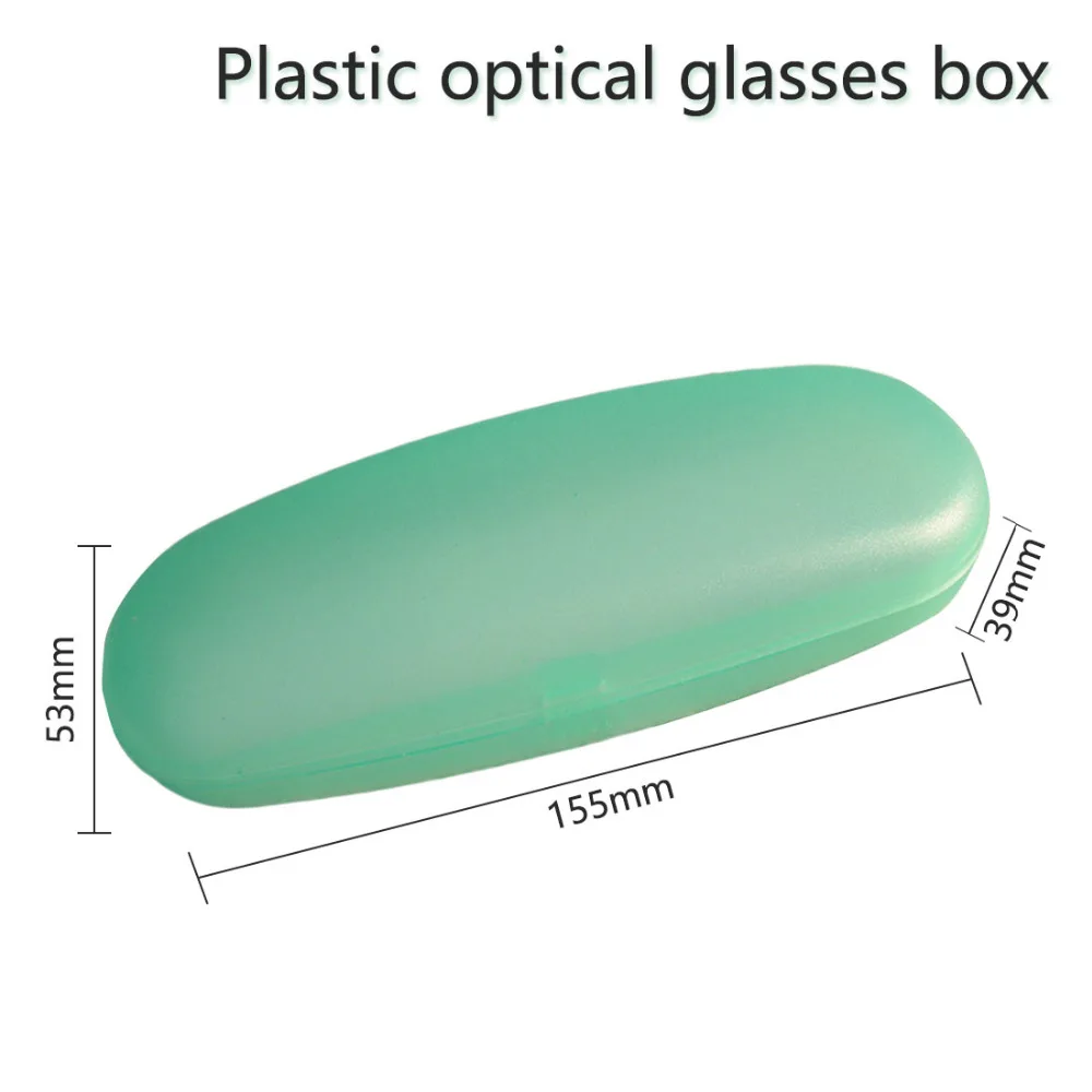 Clear Sunglasses Case Hard Plastic Plain Glasses Holder Box Portable Storage Eyeglasses Case Pouch
