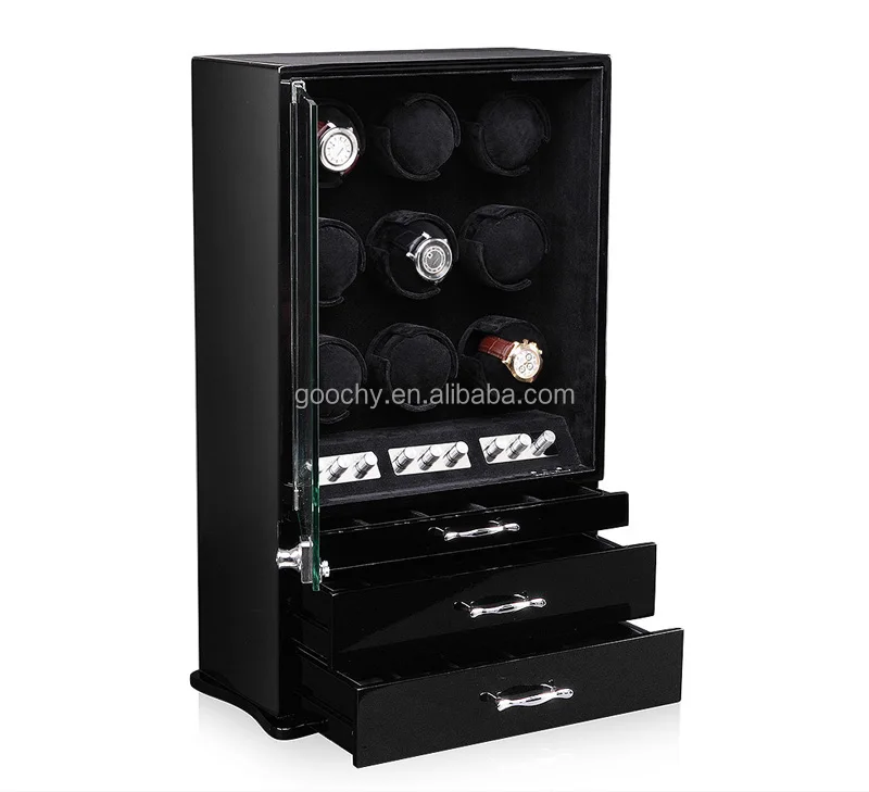 Best Safe Security Box mabuchi motor automatic watch winder GC03-N93BB