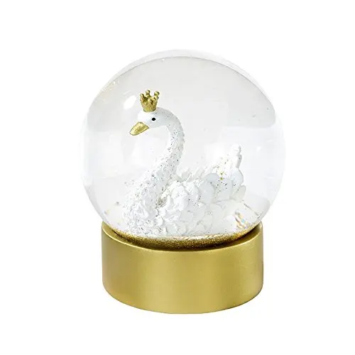 New Product Swan Snow Globe Birthday Gifts Water Globe Christmas Decoration