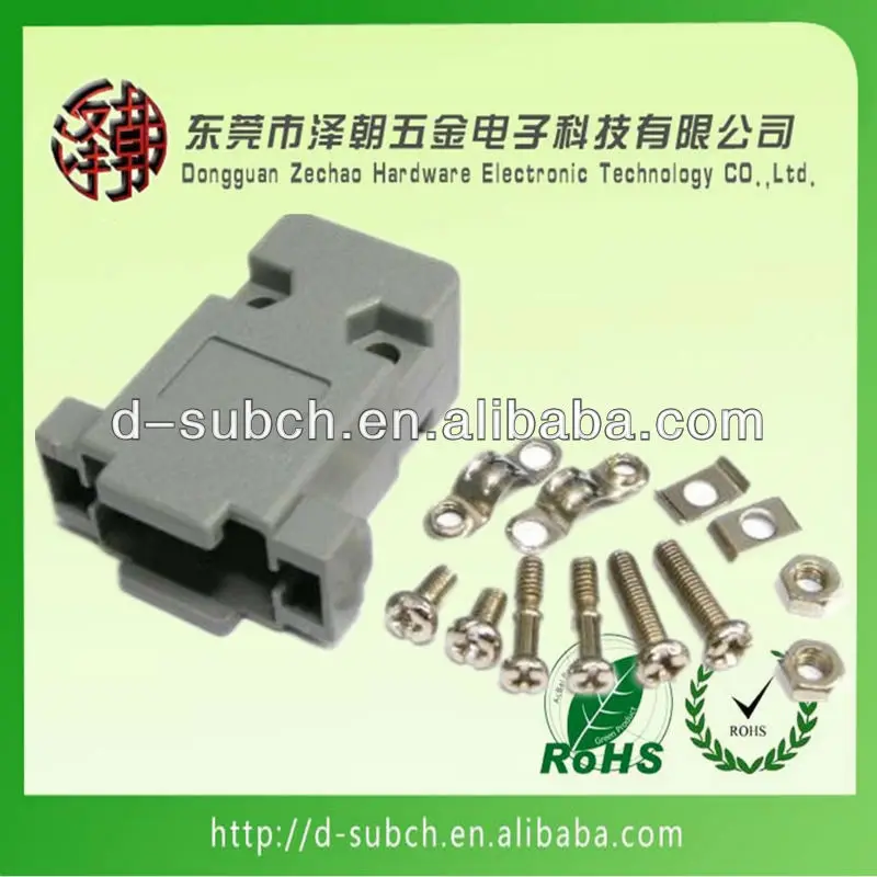 разъем db9 капот d-sub 9-контактный пластиковый кожух