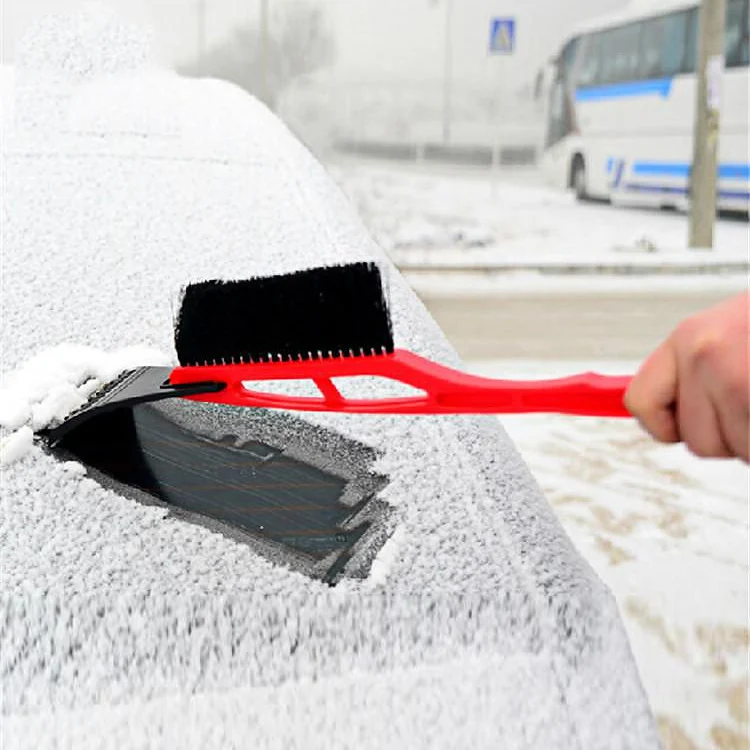 Ice scraper plastic snow brush for car