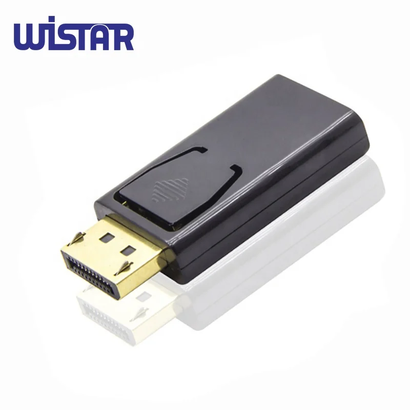 WISTAR Golden 4K*2K DisplayPort dp to HDMI Converter Adapter cable for HDTV