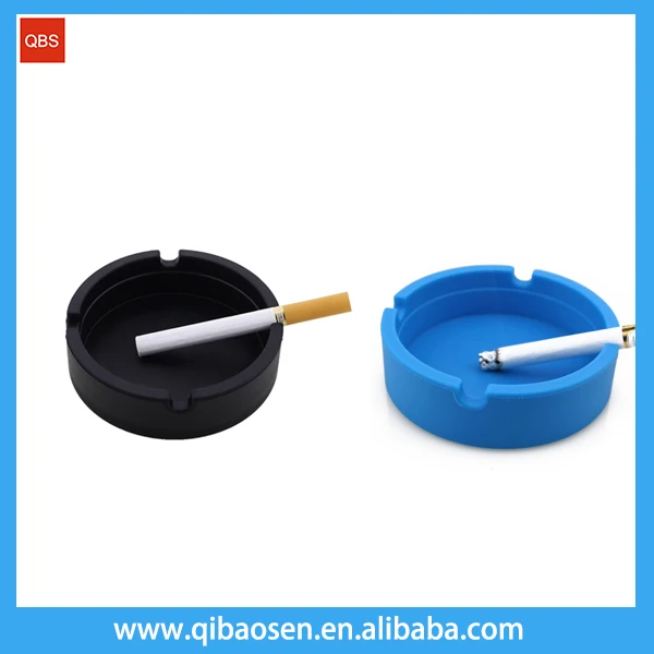 High Quality Square Silicone Ashtrays / Portable cigar cigarette pocket ashtray for home office hotel (001) .