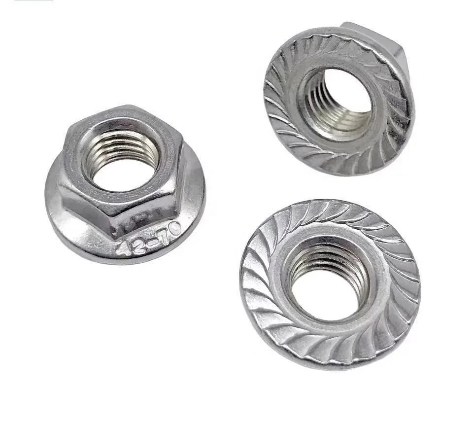 
DIN6923 Stainless Steel SS304 A2-70 Flange Nut M5 