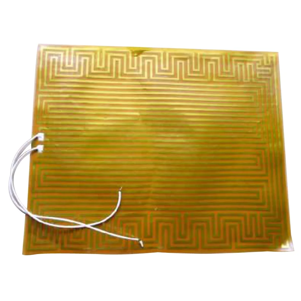 12V 24V 120V 230V Kapton Polyimide Thin Film Foil Heater for 3D Printer