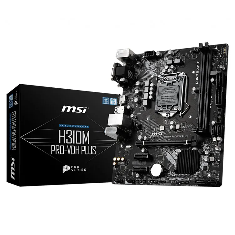 Материнская плата MSI Intel H310M PRO VDH PLUS 32 Гб DDR4 LGA1151 m ATX для настольных