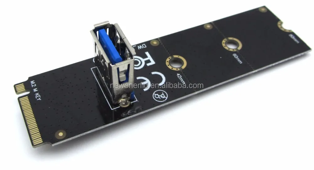 Factory sales USB 3.0 to NGFF M.2 B + M Key Male Adapter Converter Card