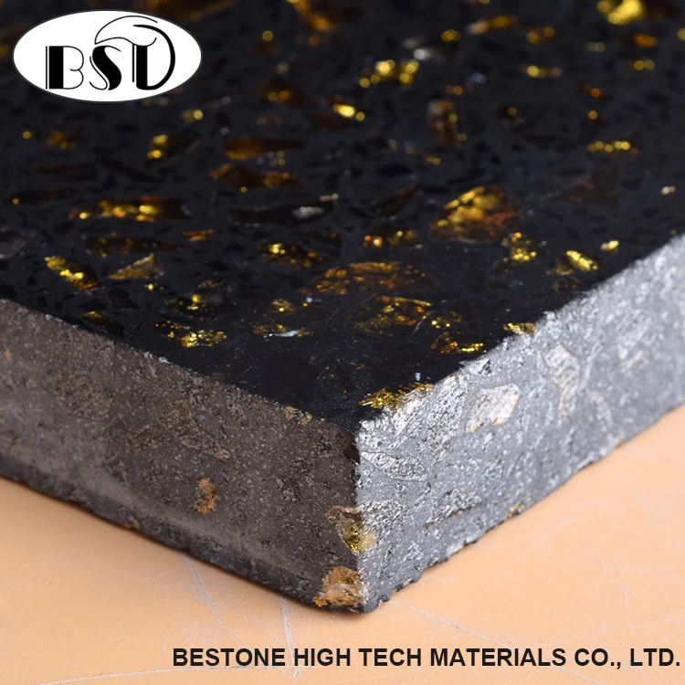 
Artificial Black Stone Flooring 