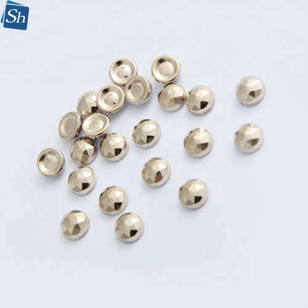Wholesale Colorful Acrylic Half Flat Back Faux Pearls Beads Plastic Hair Clip Pearls  Without Hole