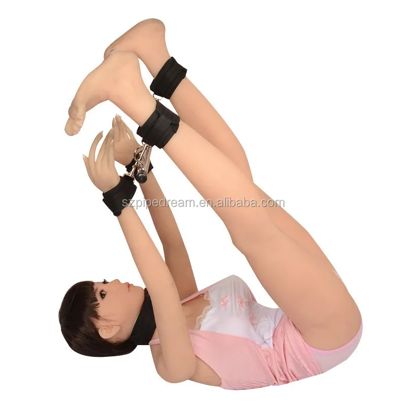 Hand Leg Cuffs Ankle Wrist Restraints Stainless Steel Pipe Bondage Harness Neck Collar Arms cuffs For Sex Games Slave Bdsm