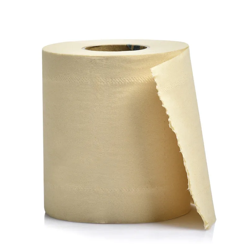 Organic Cheap Unbleached Bamboo Pulp Toilet Paper