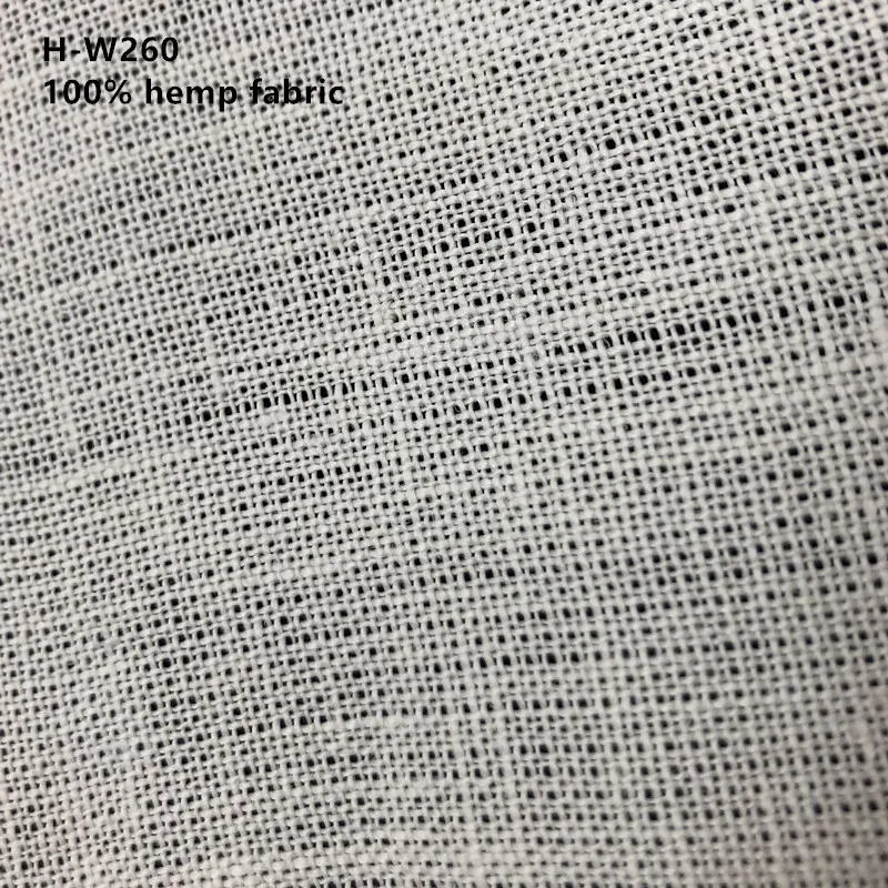 
Washed 100% Hemp Fabric For Garment And Shirt , Natural 260gsm Hemp Fabric In Stock 