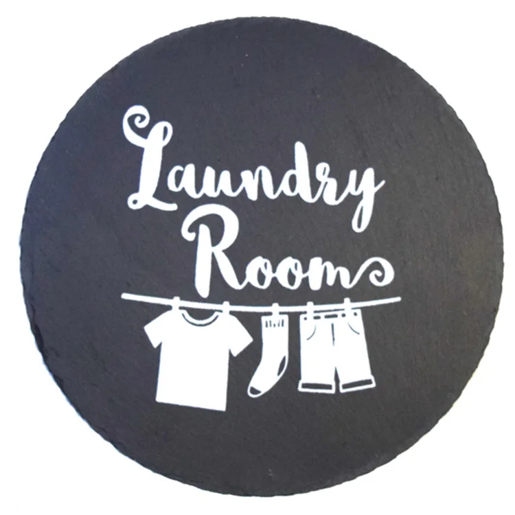 Customized size black slate for tiles coaster and plate