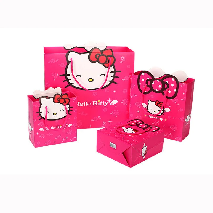 China Made Cute Cartoon Baby Birthday Gift Package Bag Wedding Candy Paper Tote Bag