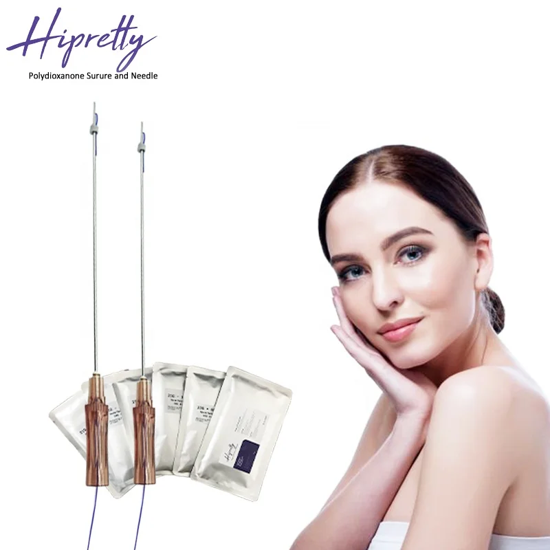 Thread Lift Korea Blunt L Cannula Type 19g / 21g 100mm Lifting Face Pdo Cog 4d