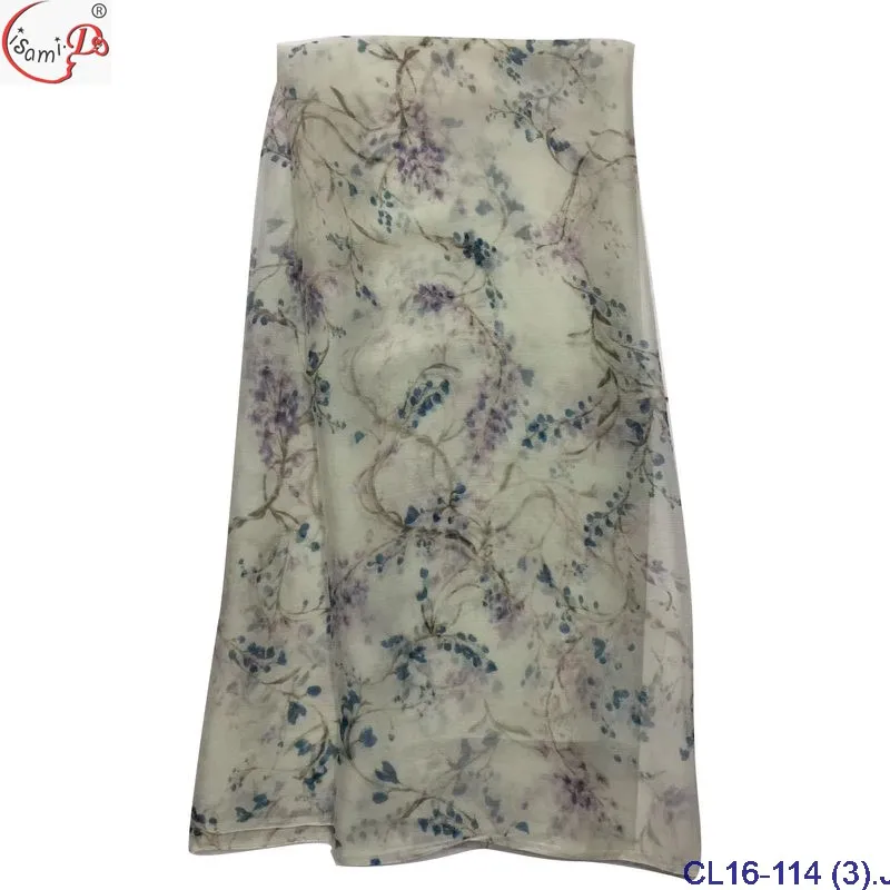 Оптовая продажа, красивая шелковая ткань с принтом, высокое качество, европейский дизайн 2021, женский костюм, кружевная ткань для африканских платьев для женщин