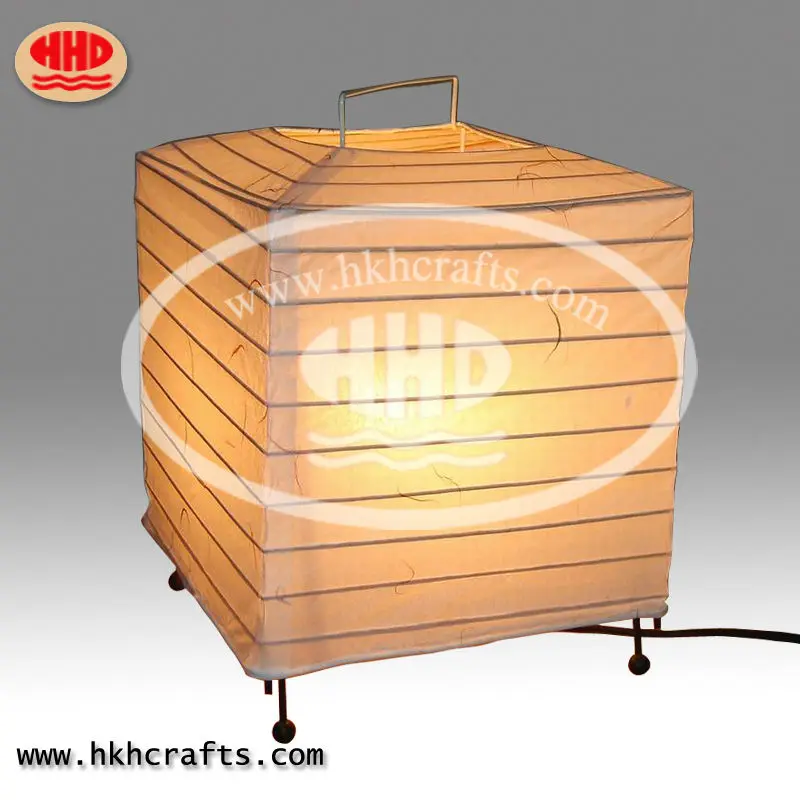 Indoor home decoration simple moder style Luminary light bedroom paper table lamp