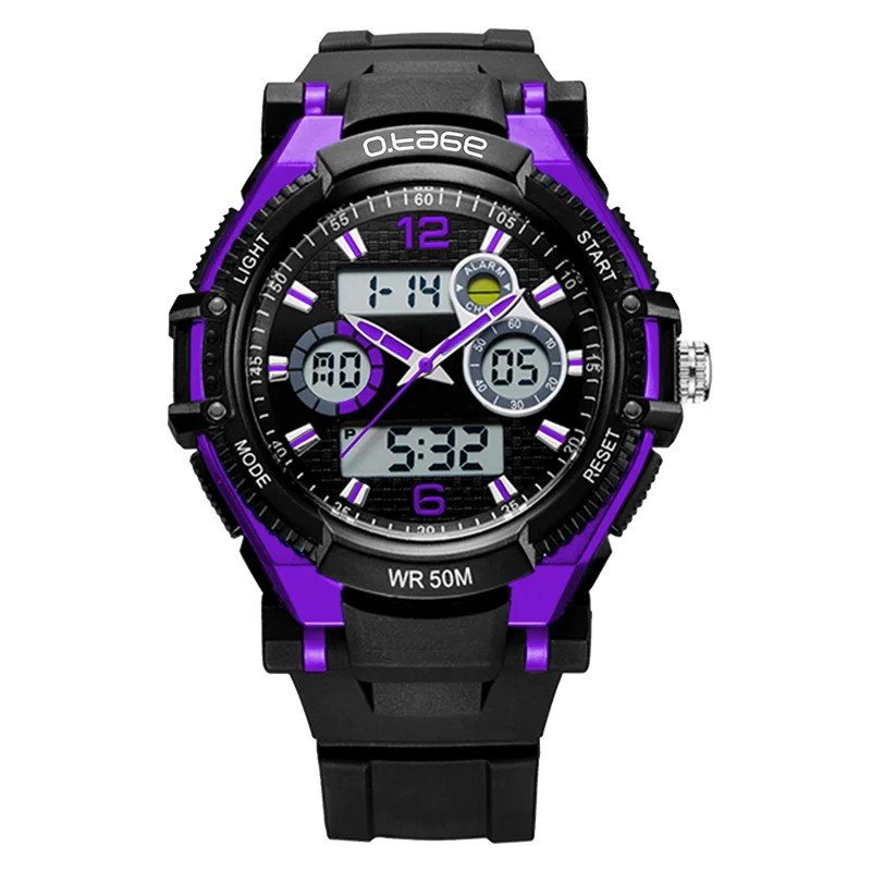 
Water proof watch with chronograph clock for men sports mens waterproof wrist watch 